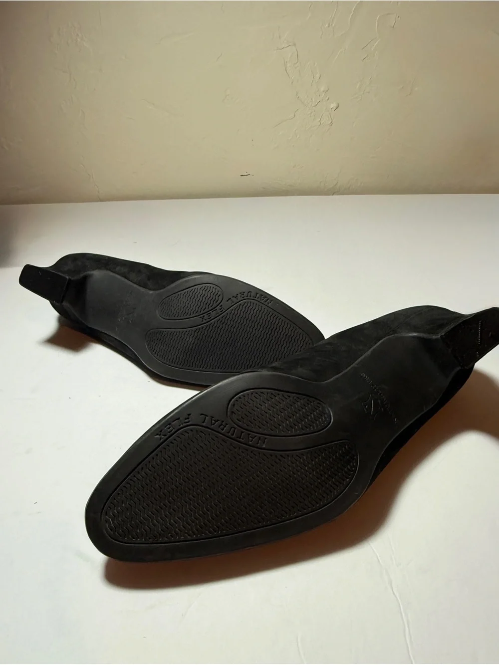NWT Naturalizer Women’s Black suede Leather Oxford Shoes 10M **READ**
